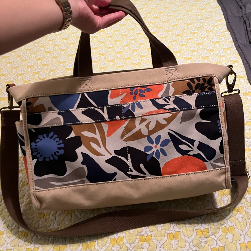 Fossil Floral Canvas Weekender Duffle - Picture 5 of 6